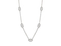 Collier sautoir maille marine Emotional argenté