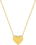Collier cœur à graver en plaqué or – 132482, référence 132482