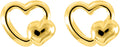 Boucles d’oreilles clous en plaqué or – 135240, référence 135240