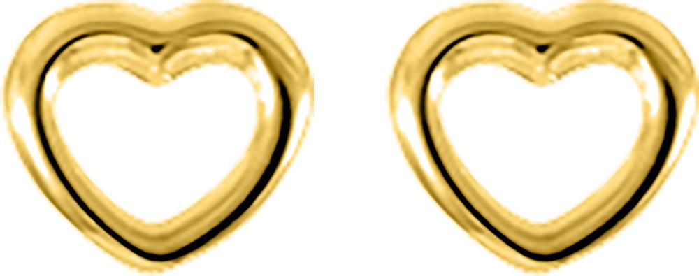 Boucles d’oreilles clous en plaqué or – 135244, référence 135244