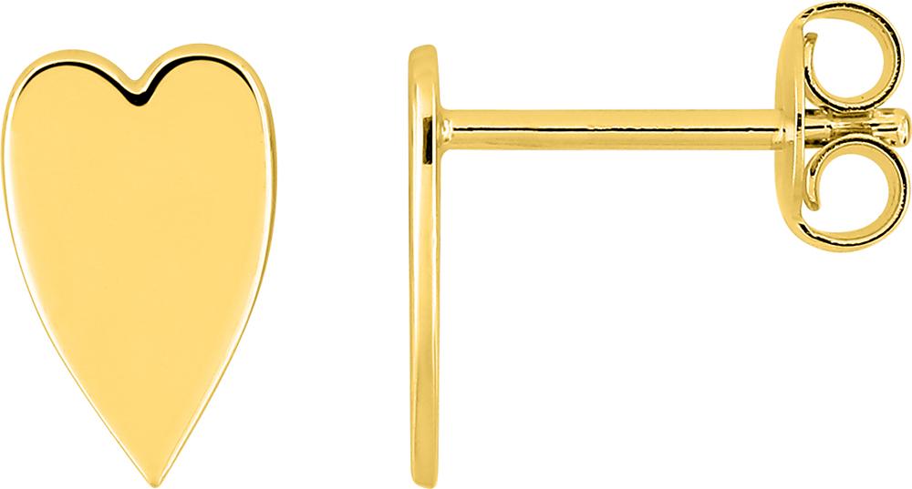Boucles d’oreilles clous en plaqué or – 135790, référence 135790