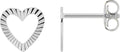 Boucles d’oreilles clous en argent 925 rhodié – 335A83, référence 335A83