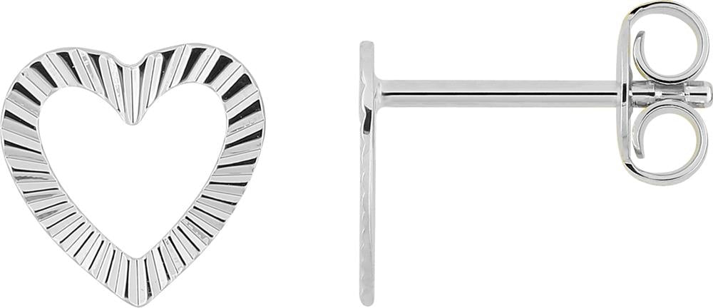 Boucles d’oreilles clous en argent 925 rhodié – 335A83, référence 335A83